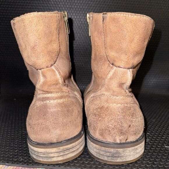 Bed Stu Men's Brown Tan Cowboy Western Casual Ankle Leather Boots Size 12 - Picture 3 of 8